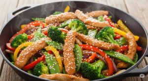 One-Pan Organic Chicken and Vegetable Stir-Fry