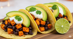 Black Bean and Sweet Potato Tacos